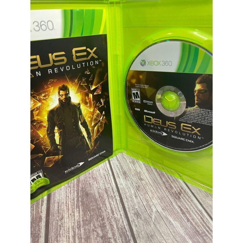 Deus Ex Human Revolution Xbox 360 - Complete‎ CIB - Picture 2 of 3